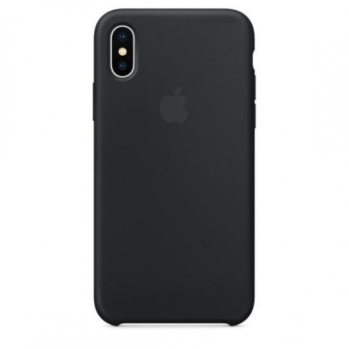 Оригинальный чехол Apple Siliсone Case для iPhone X Black (MQT12) 