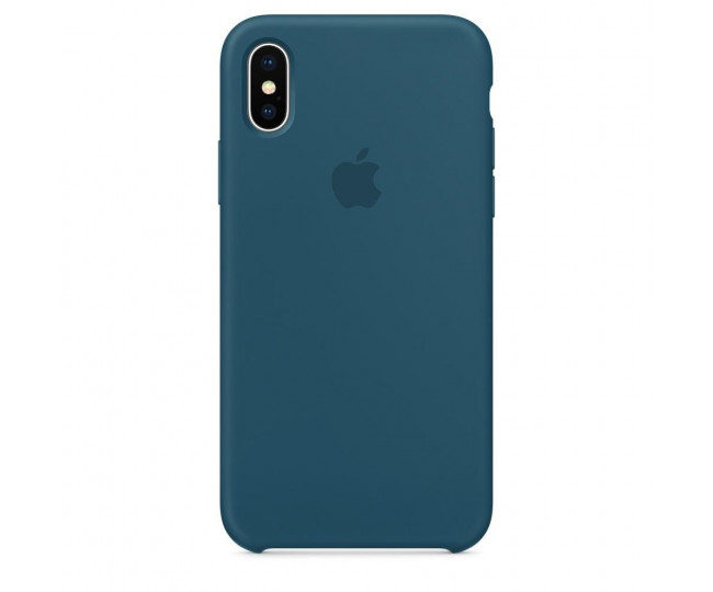 Оригінальний чохол Apple Siliсone Case для iPhone X Cosmos Blue (MR6G2)