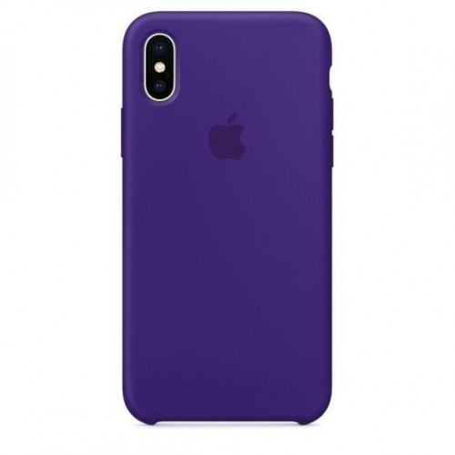 Оригінальний чохол Apple Siliсone Case для iPhone X Ultra Violet (MQT72)