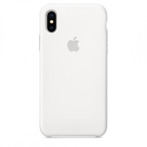 Оригинальный чехол Apple Siliсone Case для iPhone X White (MQT22)