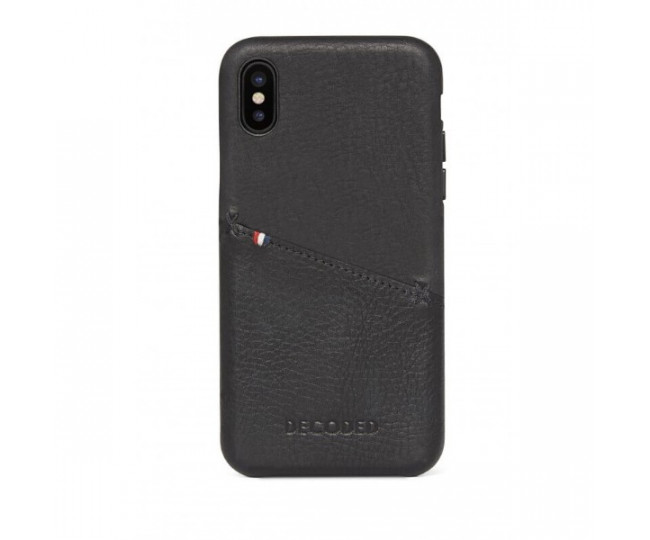 Чохол Decoded Leather Back для iPhone X Black (D7IPOXBC3BK)