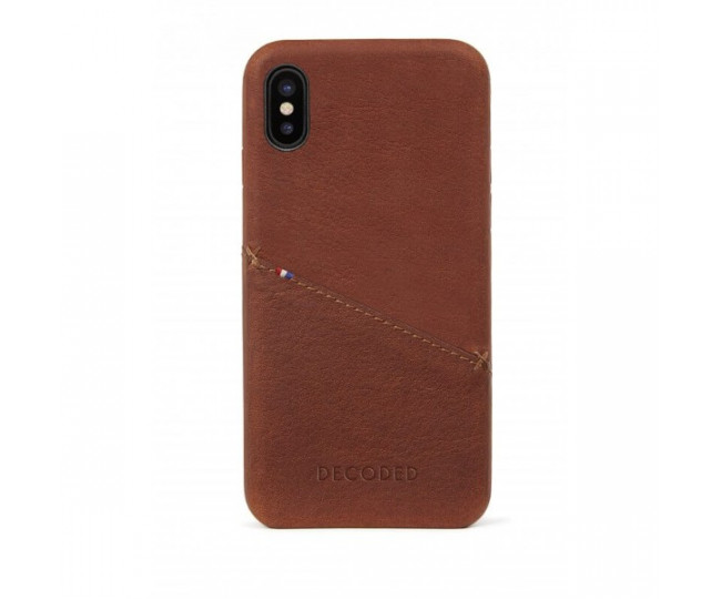 Чохол Decoded Leather Back для iPhone X Brown (D7IPOXBC3CBN)