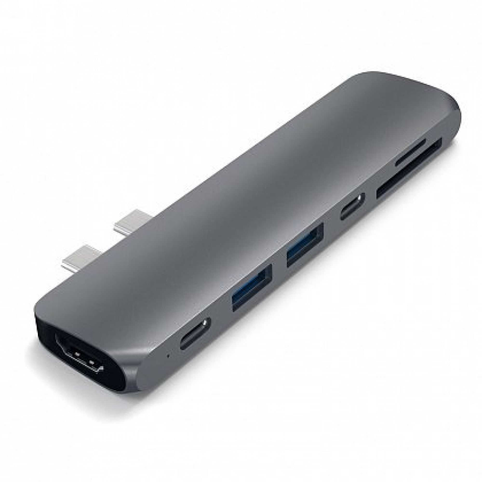 Хаб Satechi Aluminum Type-C Pro Hub Adapter Silver