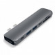 Хаб Satechi Aluminum Type-C Pro Hub Adapter Silver