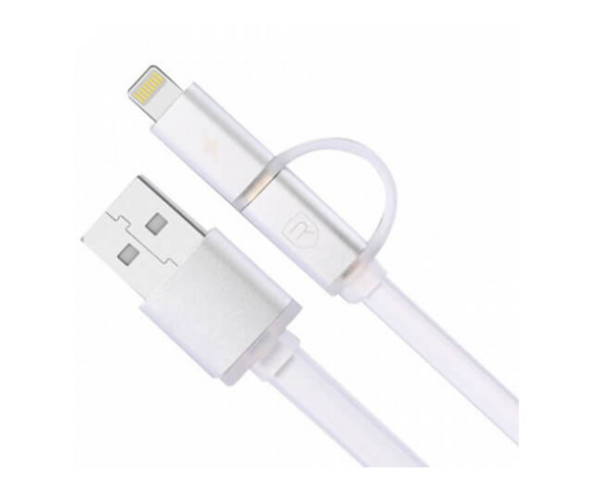 REMAX Lightning/microUSB Aurora Cable (White)