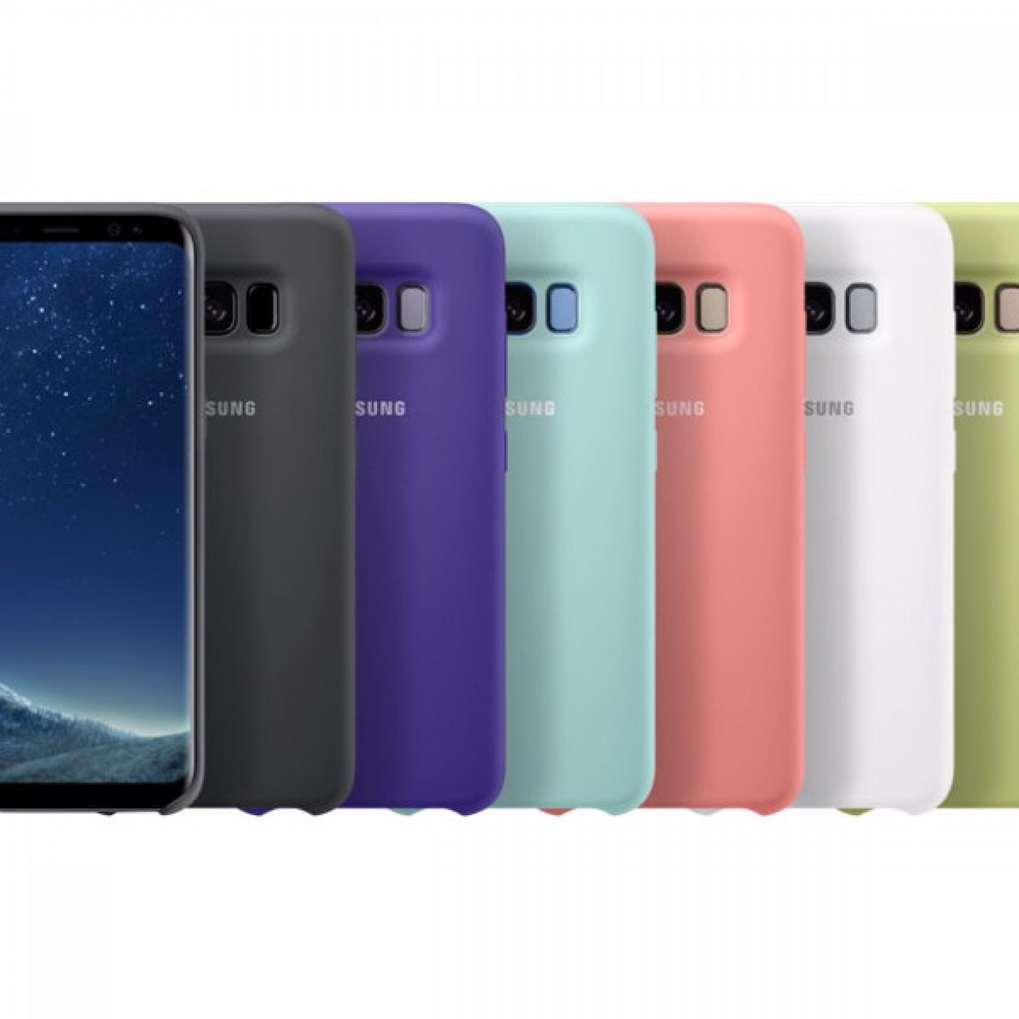 Чохол Silicone Cover для Samsung Galaxy S8 Black