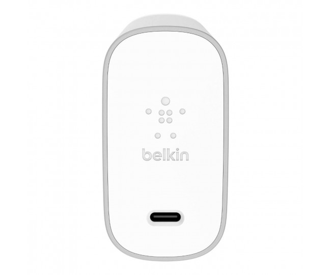 Мережевий зарядний пристрій Belkin USB-C HomeCharger + USB-C to USB-C Cable 15W (F7U008vf05-WHT)