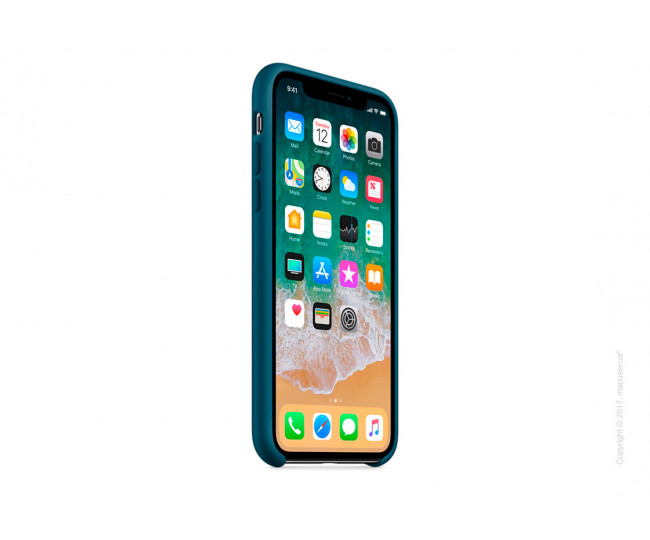 Оригинальный чехол Apple Siliсone Case для iPhone X Cosmos Blue (MR6G2)