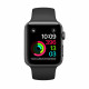 Apple Watch Series 1 42mm Space Gray Aluminum Case with Black Sport Band (MP032) Уценка