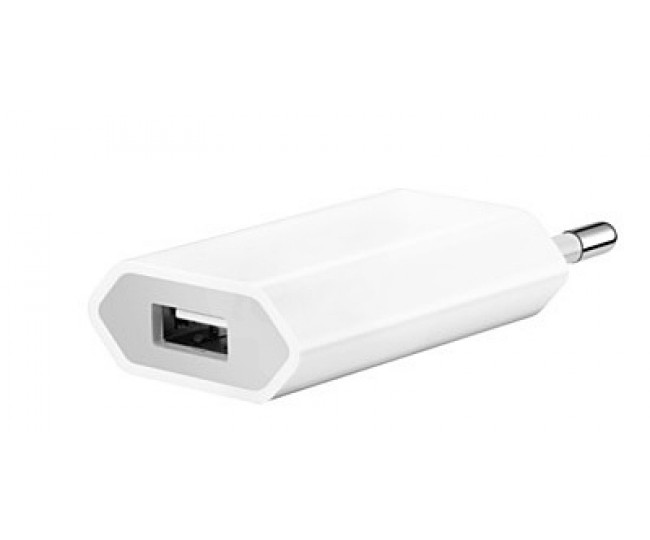 Cетевой адаптер USB - блок питания 1A для IPhone/iPod/iPad Mini (MD813)
