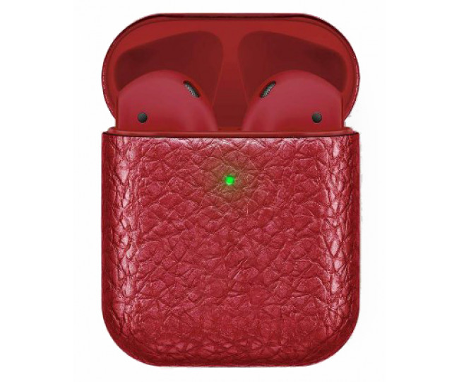 Навушники Apple AirPods 2 MRXJ2 Calfskin Red
