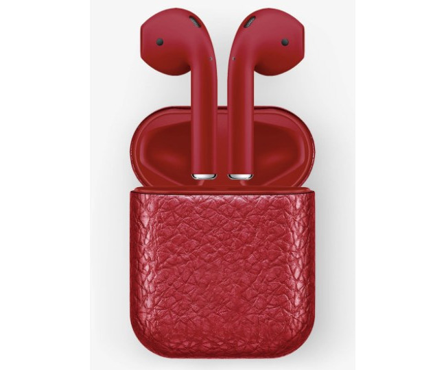 Навушники Apple AirPods 1 MMEF2 Calfskin Red