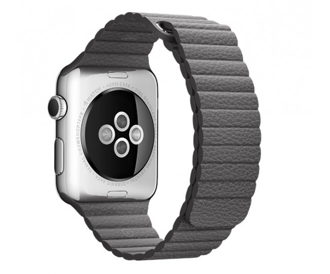 Ремешок 38/42mm Leather Loop Storm Gray для Apple Watch
