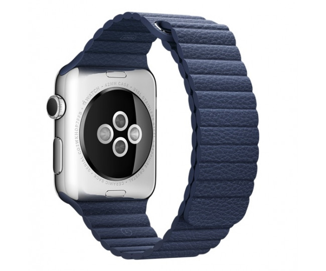 Ремінець 38 / 42mm Leather Loop Midnight Blue для Apple Watch