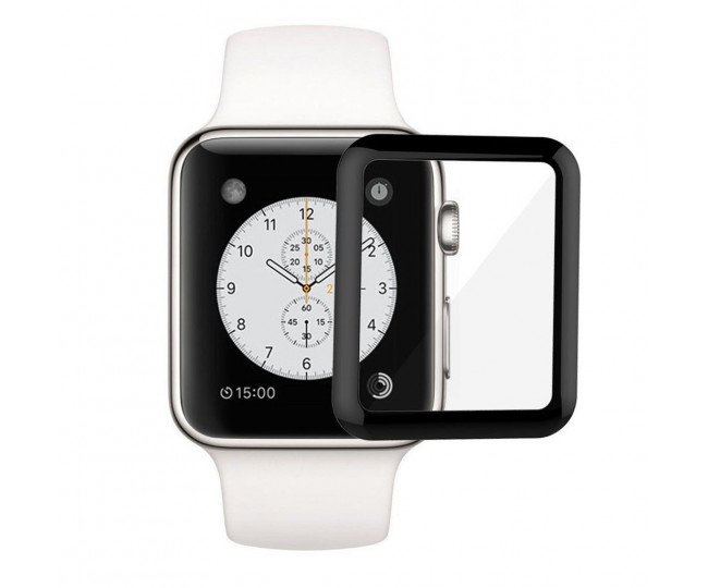 Захисне скло 3D для Apple Watch 38mm б / к