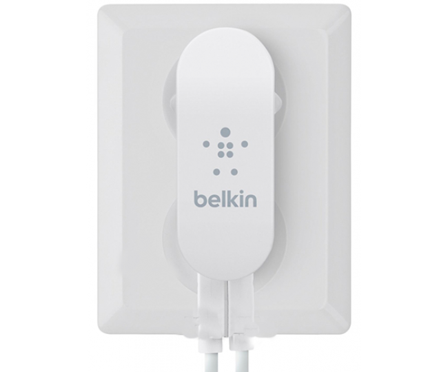 Сетевое зарядное устройство Belkin Dual USB HomeCharger 2xUSB x 2.1A (F8J107vfWHT)