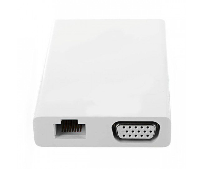 Адаптер Mi Multi-Adapter USB-C toVGA and Gigabit Ethernet White JGQ4005TY JGQ4005TY