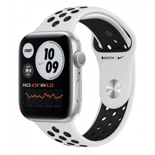 Apple Watch Nike SE GPS 40mm Silver Aluminum Case w. Pure Platinum/Black Nike Sport B. (MYYD2) б/у