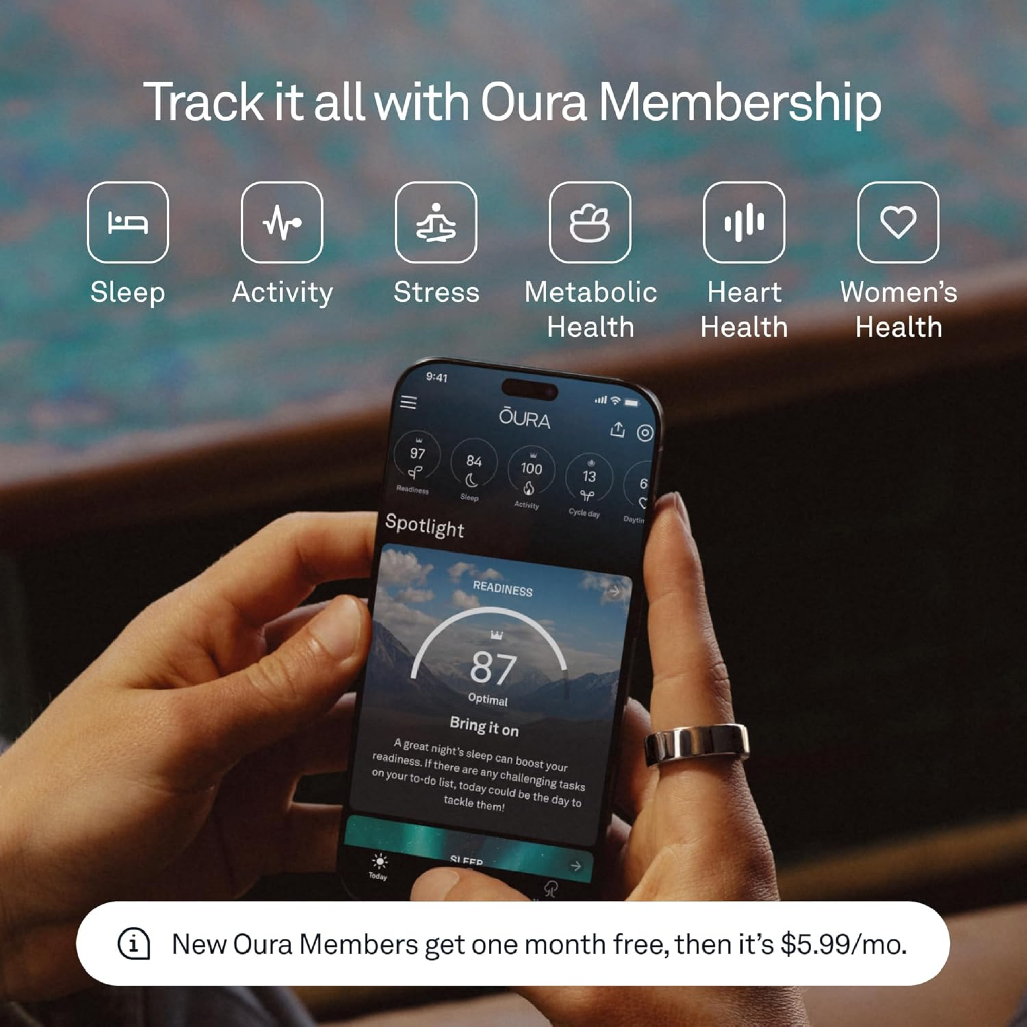 Розумне кільце Oura Ring 4 Rose Gold