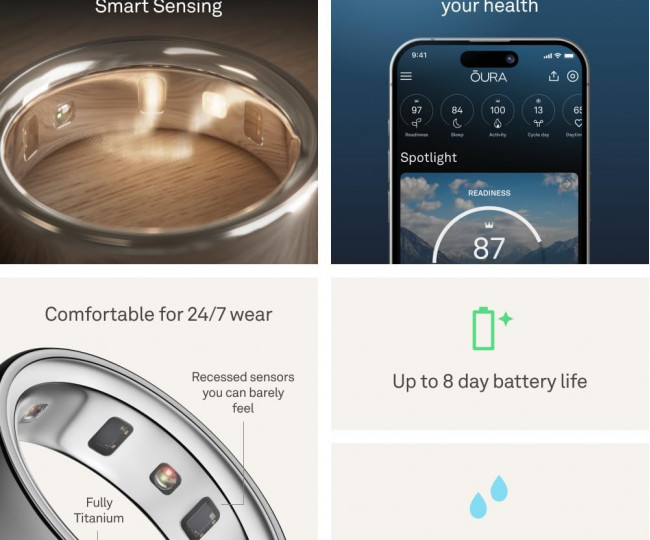 Розумне кільце Oura Ring 4 Rose Gold