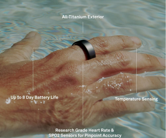 Розумне кільце Oura Ring 4 Rose Gold