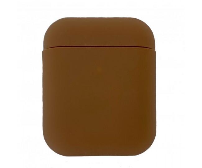 Чохол Airpods Silicon Case with Trinket Brown