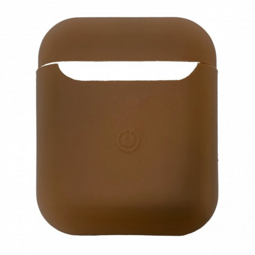 Чехол Airpods Silicon Case with Trinket Brown