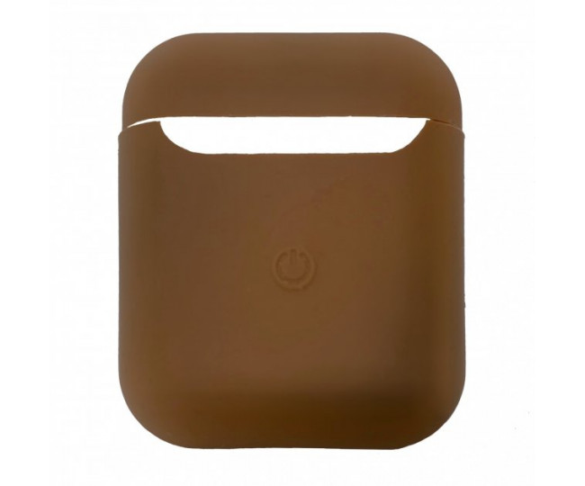 Чохол Airpods Silicon Case with Trinket Brown