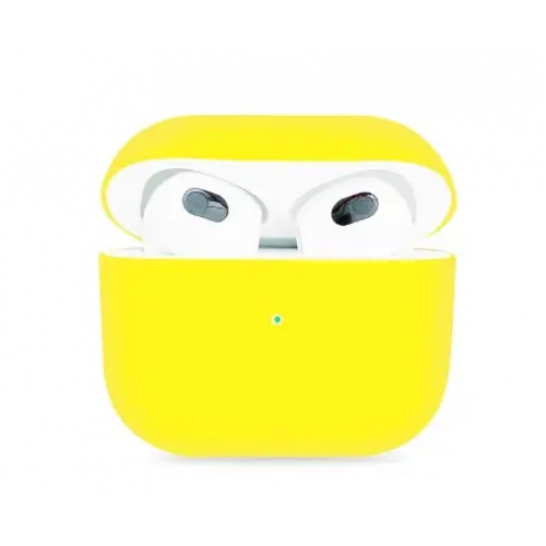 Чехол для AirPods 3 Silicone case Full /yellow/
