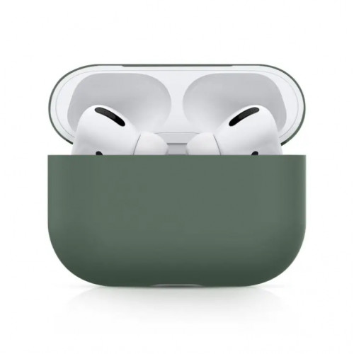 Чохол для AirPods PRO Silicone case Full /green/