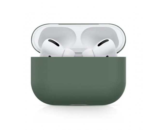 Чехол для AirPods PRO Silicone case Full /green/