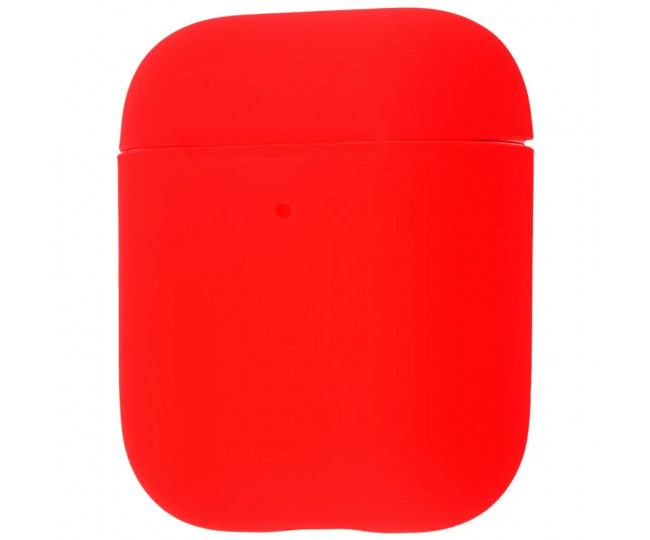 Чохол для AirPods Silicone case Full /red/