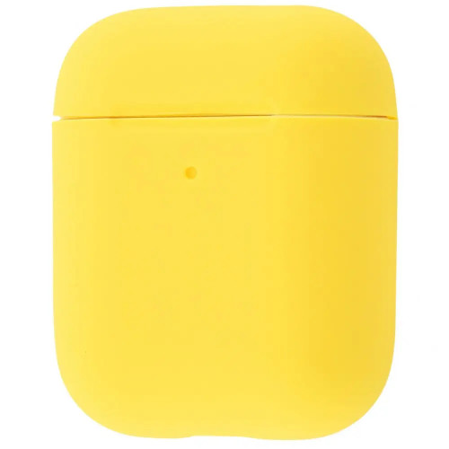 Чохол для AirPods Silicone case Full /yellow/