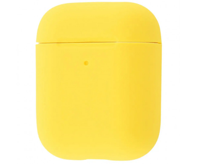 Чохол для AirPods Silicone case Full /yellow/
