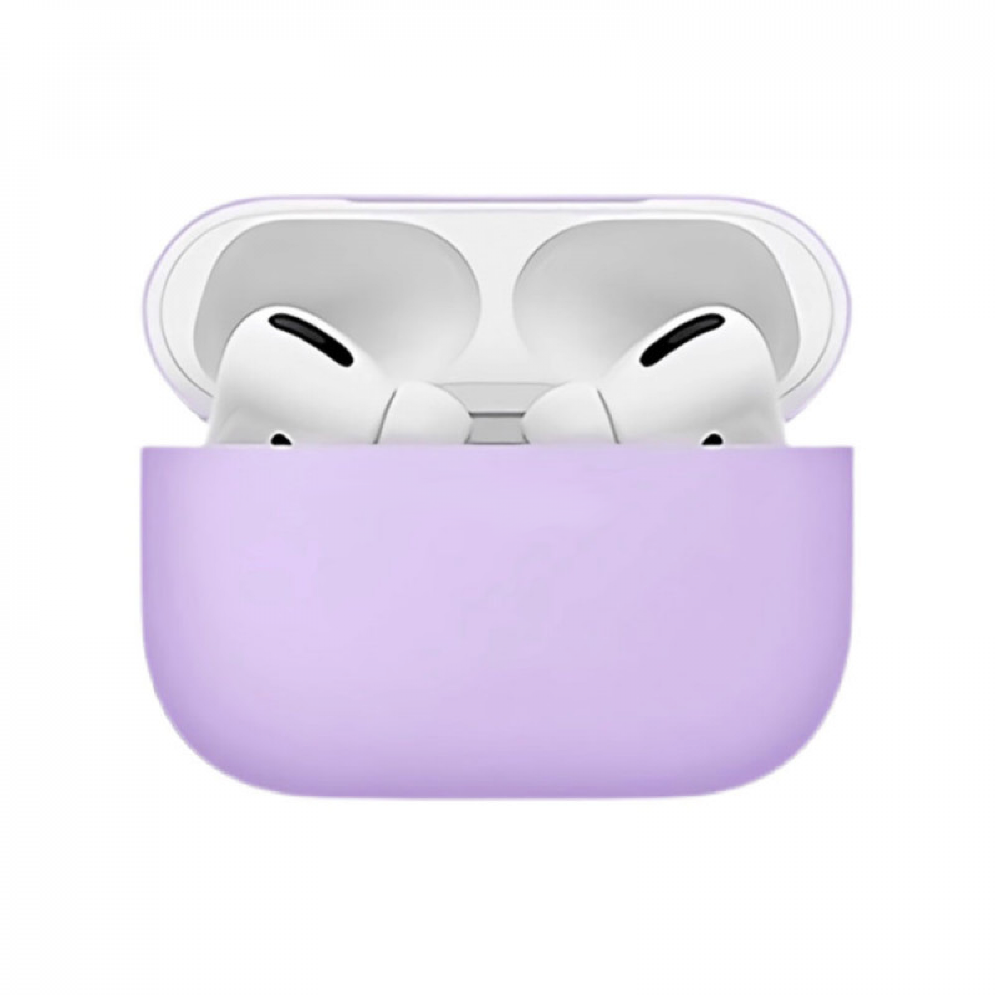 Чохол для AirPods PRO Silicone case Full /lilac/