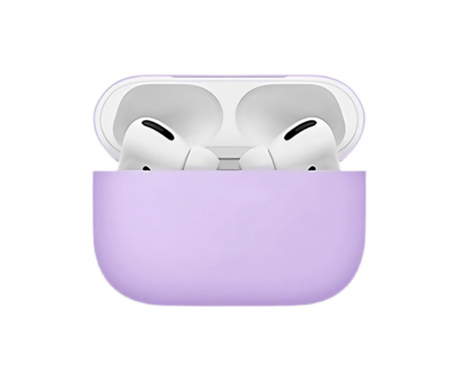 Чехол для AirPods PRO Silicone case Full /lilac/