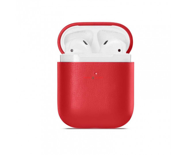 Чохол Airpods Leather Case Red