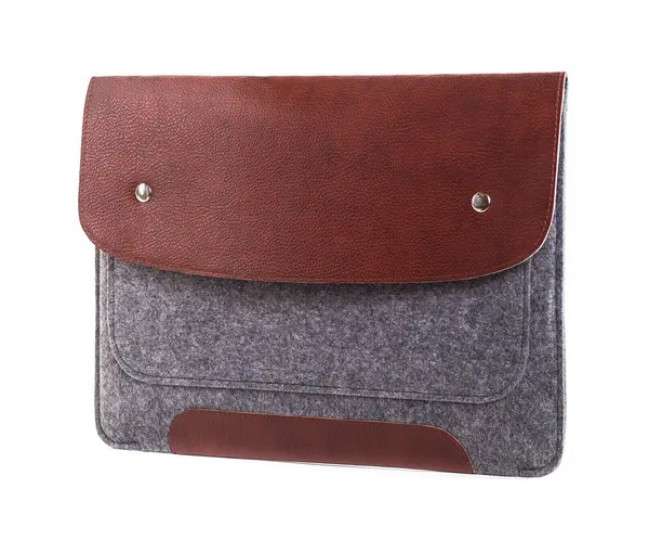 Чехол-конверт Gmakin для MacBook Pro 13,3 и Air 13,3 Brown (GM02-13New)