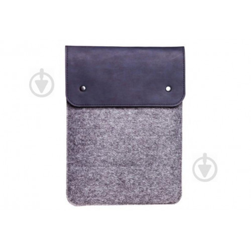 Вертикальный чехол Gmakin для Macbook Pro 15 Синий с серым (GM65-15)