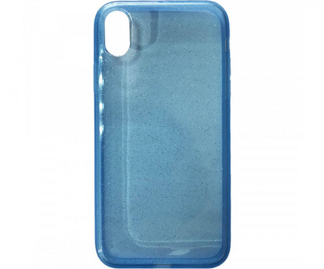 Чехол iPhone XS Max TPU Briliant 1,8mm \blue