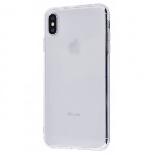 Чехол iPhone XS Max Silicone Clear 2.0mm Transparent