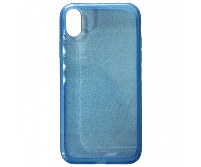 Чехол iPhone XS Max TPU Briliant 1,8mm \blue