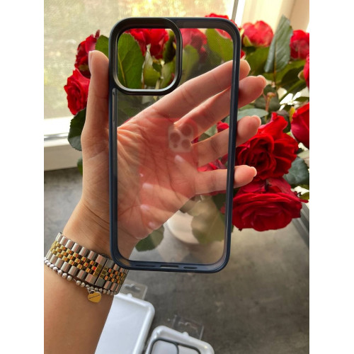 Чехол Rock для iPhone 13 Guard Series Clear /blue/