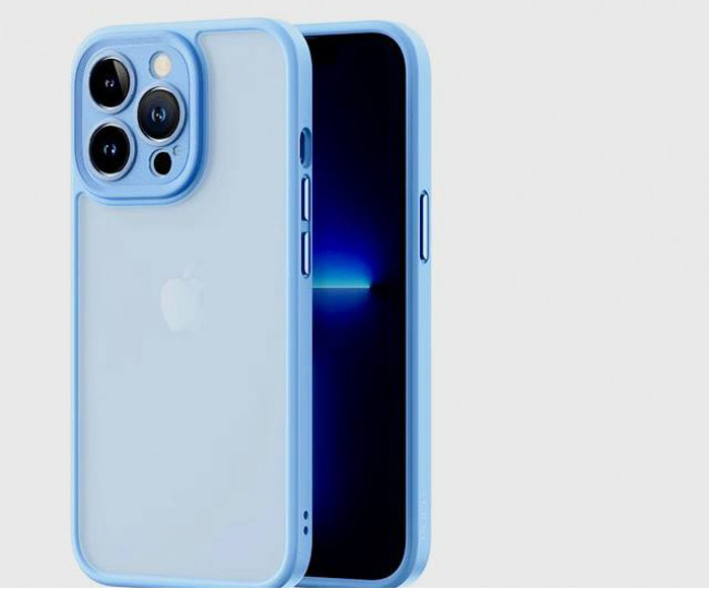 Чохол Rock для iPhone 14 Guard Magnet Full Camera /blue/