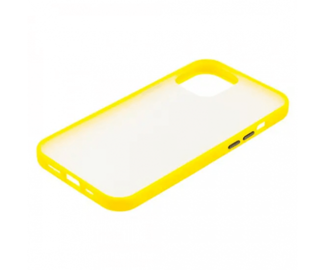 Чехол iPhone 12 Pro Max Gingle Series Yellow/Black