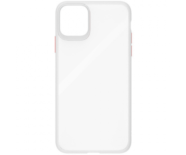 Чехол iPhone 12 Pro Max Gingle Series Transparent/Red