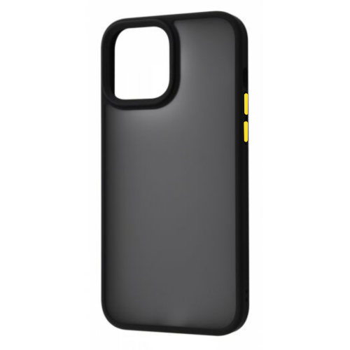 Чехол iPhone 12 Pro Max Gingle Series Black/Yellow