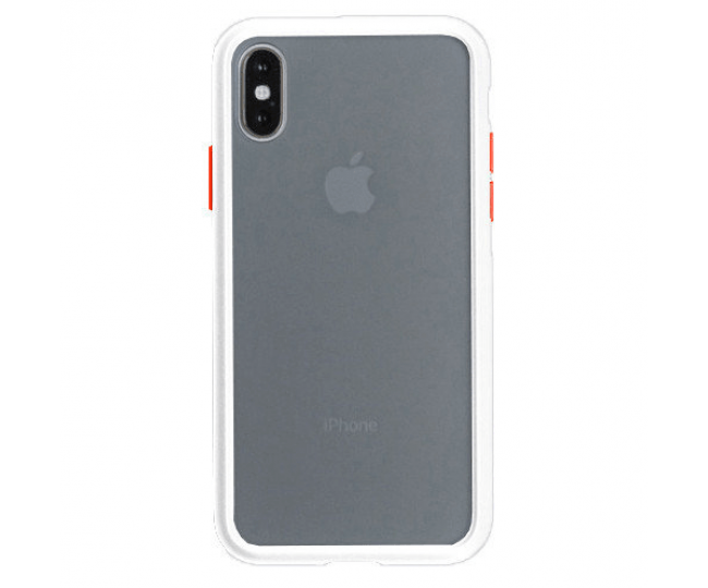 Чехол iPhone XR Gingle Series Transparent/Red