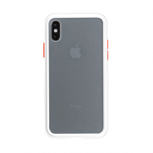Чохол iPhone XS Max Gingle Series Transparent/Red