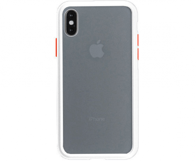 Чехол iPhone XS Max Gingle Series Transparent/Red